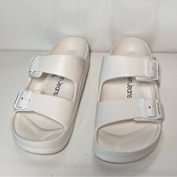 Calvin Klein Zion Double Strap Slide Sandal - Picture 7 of 7